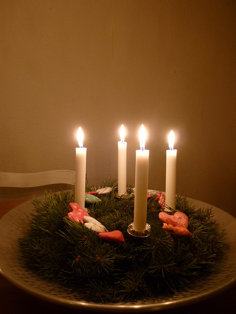 Fourth of Advent Wreath