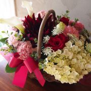 誕生日御祝い兼母の日アレンジ 誕生日御祝い兼母の日アレンジ