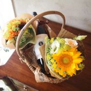 女性用 誕生日用 ワインフラワー 女性用 誕生日用 ワインフラワー