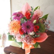 女性用 飲食店10周年祝いアレンジメント 女性用 飲食店10周年祝いアレンジメント