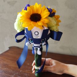 再現したビクトリーブーケ