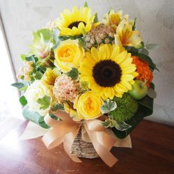 元気の出るヒマワリのアレンジ 元気の出るヒマワリのアレンジ